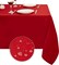 210GSM Rectangle Red Tablecloth, Christmas Decorations Table Cloth Waterproof, Table Cover Protector for Holiday Party Use (Rio Red,60 x 102 Inch)